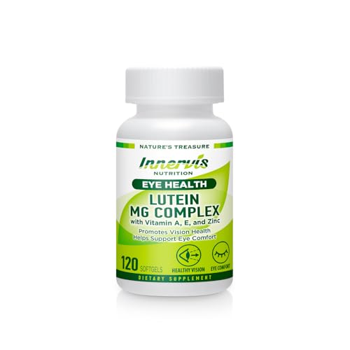 INNERVISNUTRITION Lutein MG Complex 120 Softgels Promotes Eye Health Support Eye Comfort Antioxidant Supplement