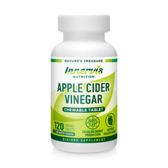 INNERVISNUTRITION Apple Cider Vinegar 120 Chewable Tablets Healthy Heart Immune Support Energy Production Supplement