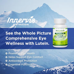 INNERVISNUTRITION Lutein MG Complex 120 Softgels Promotes Eye Health Support Eye Comfort Antioxidant Supplement