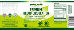 INNERVISNUTRITION Premium Blood Circulation Supplement – 150 Capsules Supports Healthy Blood Flow Heart Health